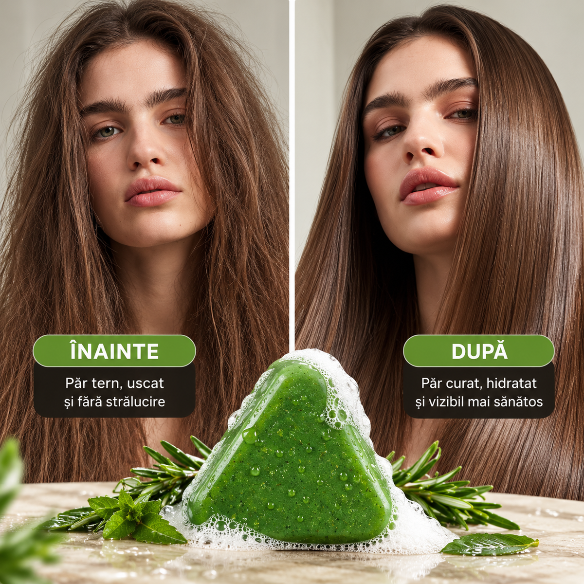 NaturSoap - Sampon solid natural pentru cresterea parului